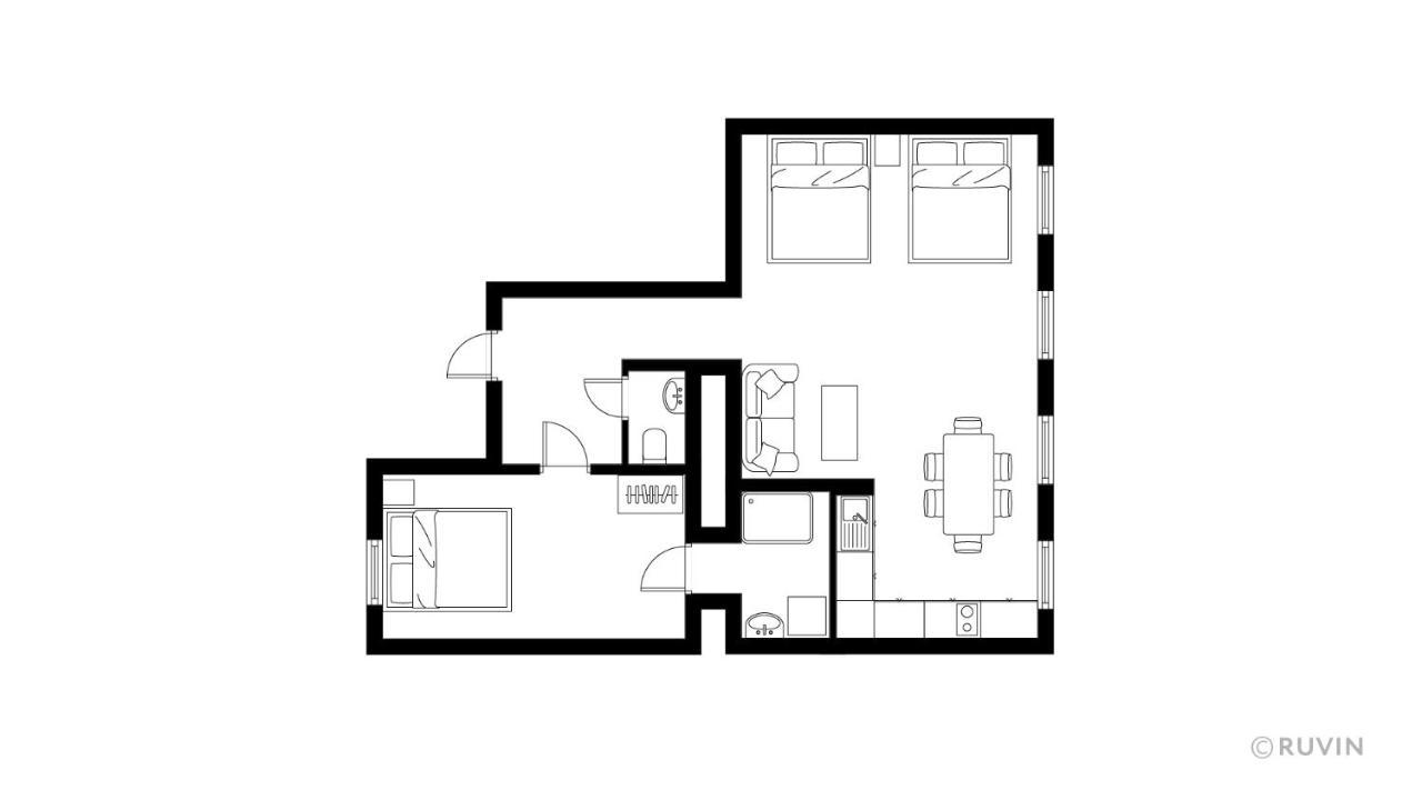 City Apartment, Two Metro Stations To Hauptbahnhof Вена Экстерьер фото